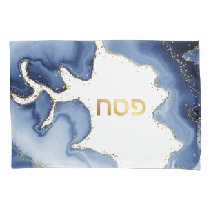 Funda De Cojín Agante azul marino de la Pascua Personalizado