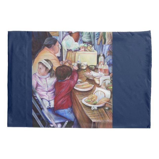 Funda De Cojín Agradable Picnic, México (Reverso)