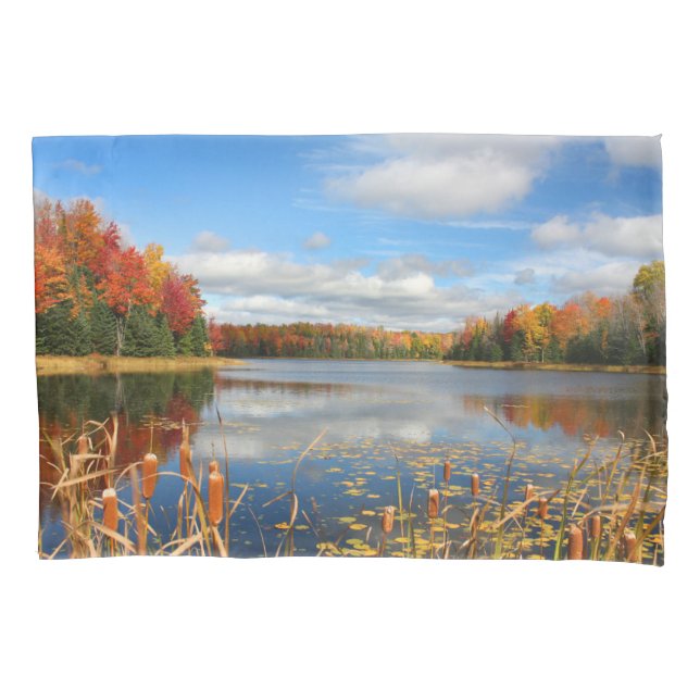Funda De Cojín Agua | Lago Mabel Canadá (Anverso)