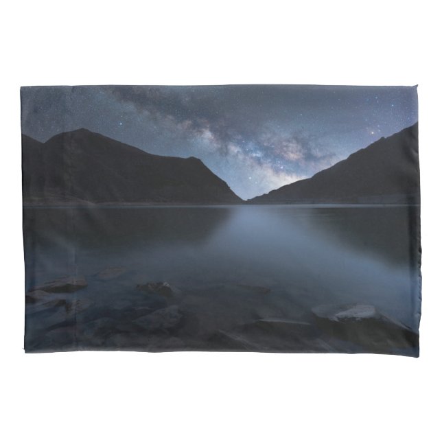 Funda De Cojín Agua | Lakeshore de noche (Anverso)