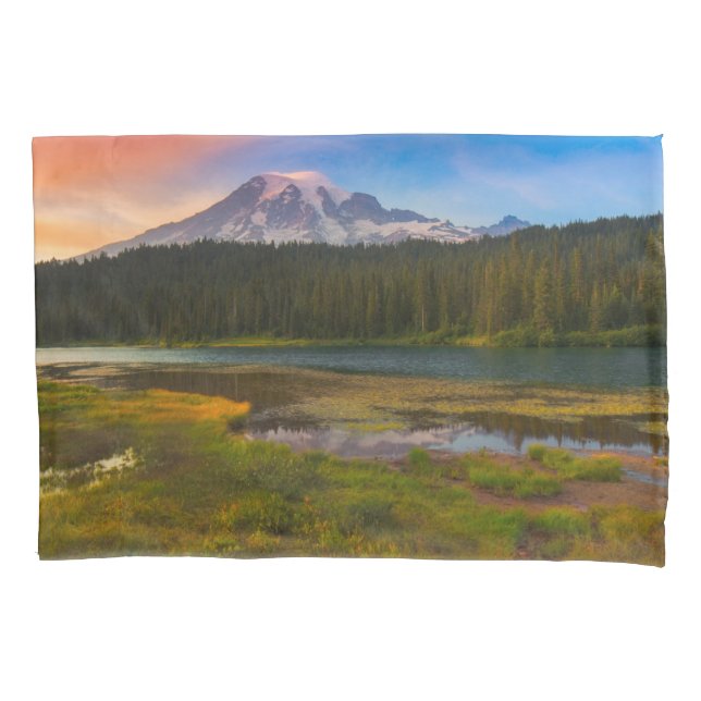 Funda De Cojín Agua | Parque nacional del monte Rainier, Washingt (Anverso)