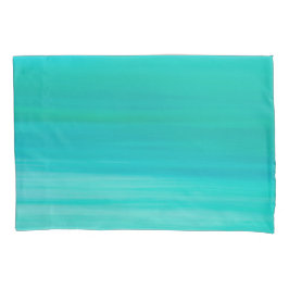 Funda De Cojín Aguas marinas de color turquesa