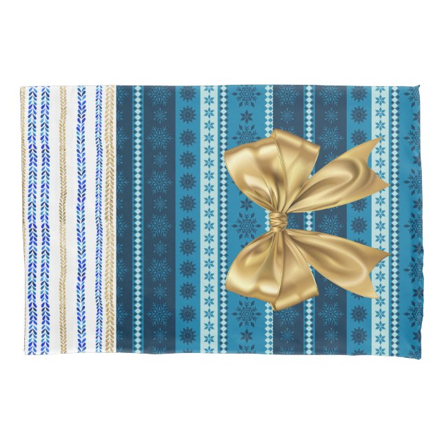 Funda De Cojín Ajuste de regalo Hanukkah reutilizable - Bolsa azu (Anverso)