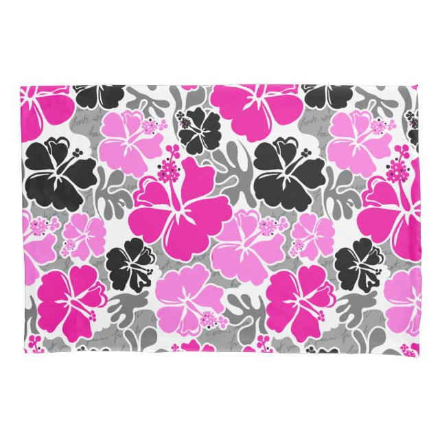 Funda De Cojín Akahai Hawaiian Hibiscus Tropical Floral (Anverso)