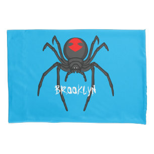 Funda De Cojín Alarmante ilustracion personalizado de araña de vi