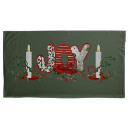 Funda De Cojín Alegría de vacaciones de los navidades