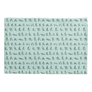 Funda De Cojín Alfabeto americano del lenguaje de signos de //del