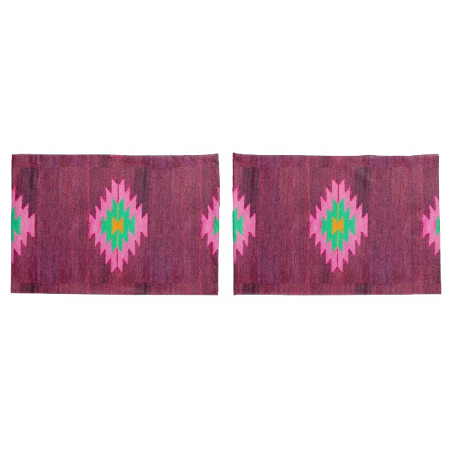 Funda De Cojín Alfombra anticuada turca de kilim (Reverso-Set)