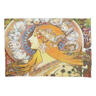 Funda De Cojín Alfons Mucha 1896 Zodiac