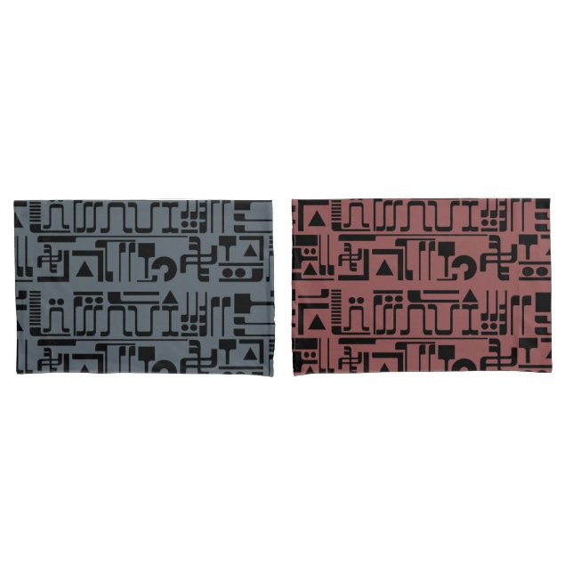Funda De Cojín Alien Hieroglyphs (Anverso - Set)