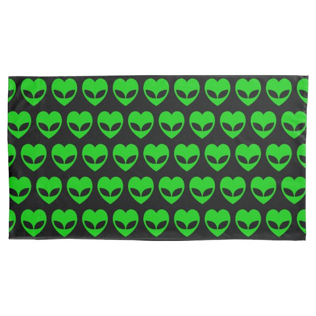 Funda De Cojín Alien Love Heart (Anverso-izquierdo)
