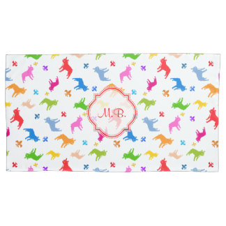 Funda De Cojín almohada de adorable bulldog francés moderno