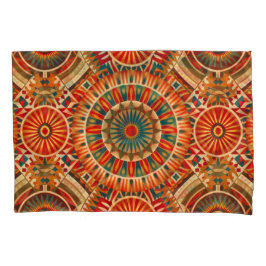 Funda De Cojín Almohada del cuerpo geométrico de inspiración afri