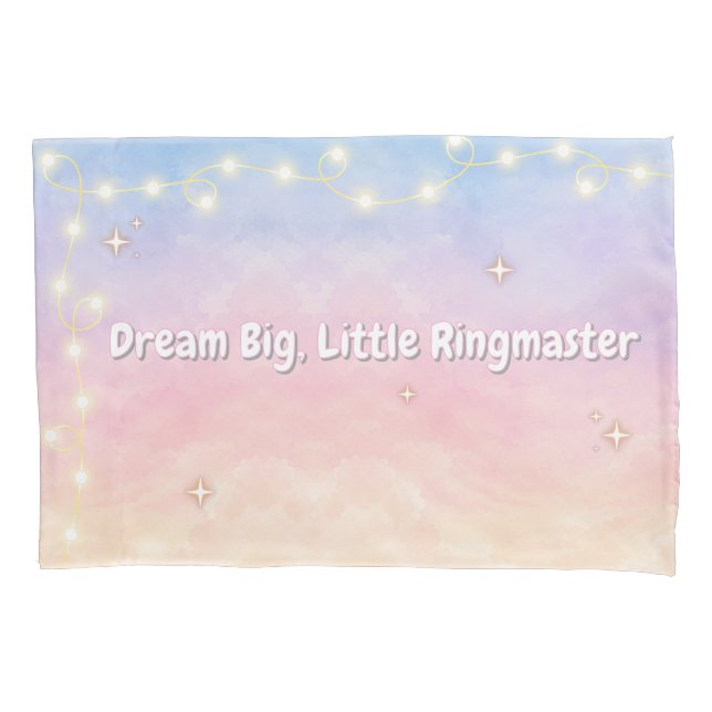 Funda De Cojín Almohada Pastel Circus Sueña Grande (Anverso-izquierdo)