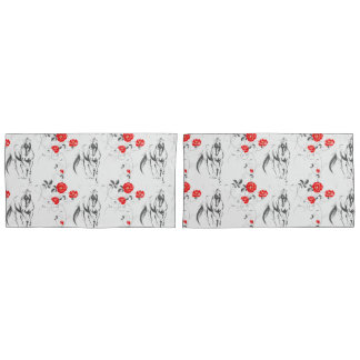 Funda De Cojín Almohadas barrocas de caballos