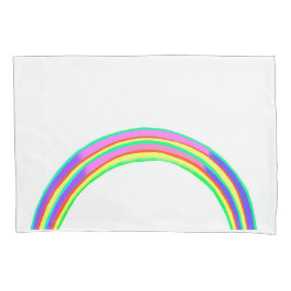 Funda De Cojín Almohadas estándar arcoiris, 1 par