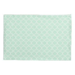 Funda De Cojín Almohadas geométricas del modelo de Quatrefoil de