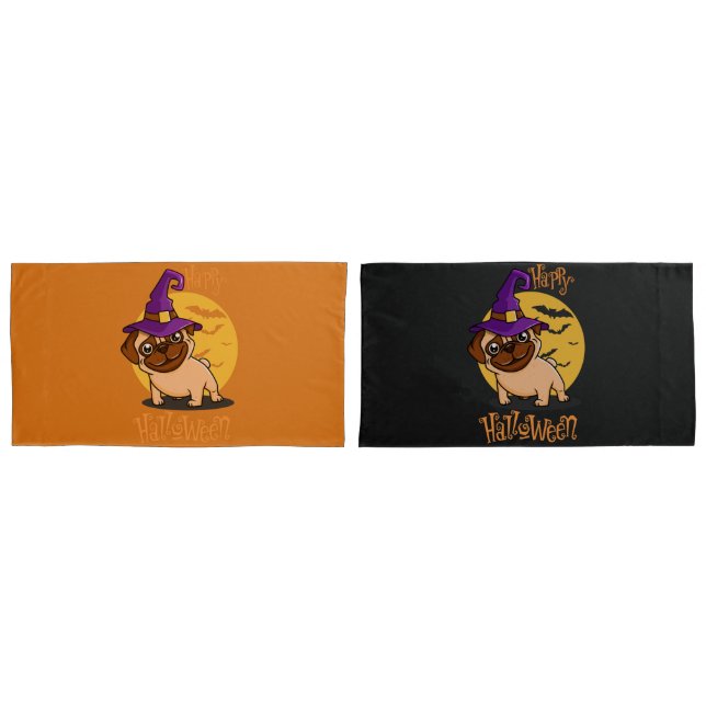 Funda De Cojín Almohadillas de Halloween (Anverso - Set)
