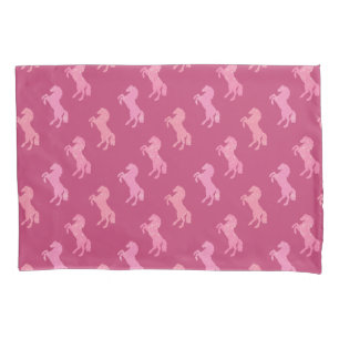 Funda De Cojín Almohadón de Caballo Vaquero Rosa Desalentador Oes