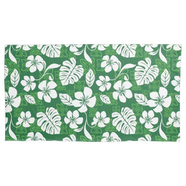 FUNDA DE COJÍN ALOHA FRIDAY (VERDE) (Anverso-izquierdo)