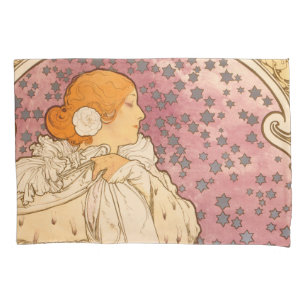 Funda De Cojín Alphonse Mucha La Dame Aux Camelias: Art Nouveau