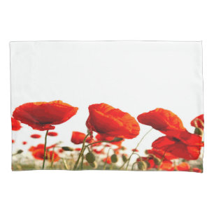 Funda De Cojín Amapolas rojas