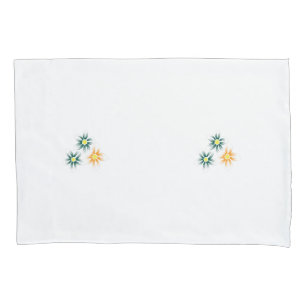 Funda De Cojín Amarillo bananero, verde azul oscuro, decoración