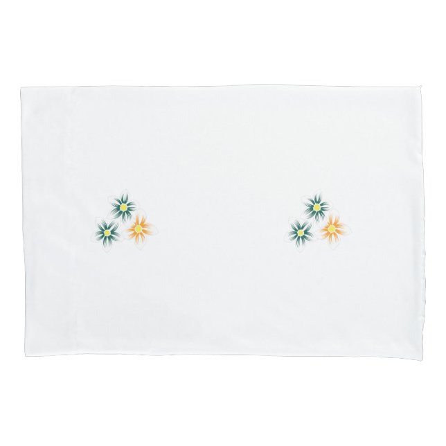 Funda De Cojín Amarillo bananero, verde azul oscuro, decoración (Anverso)