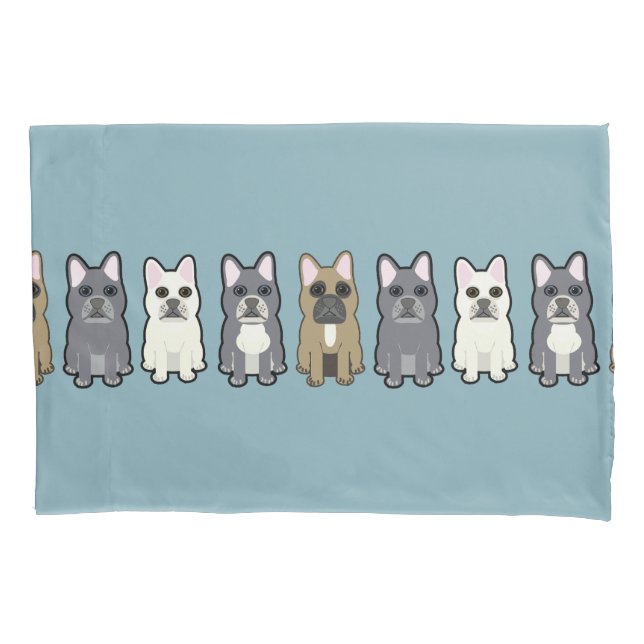 Funda De Cojín Amigos Frenchie (Anverso)