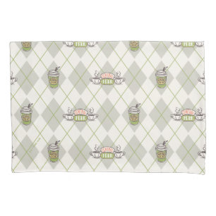 Funda De Cojín AMIGOS™   Patrón de argyle de Perk central