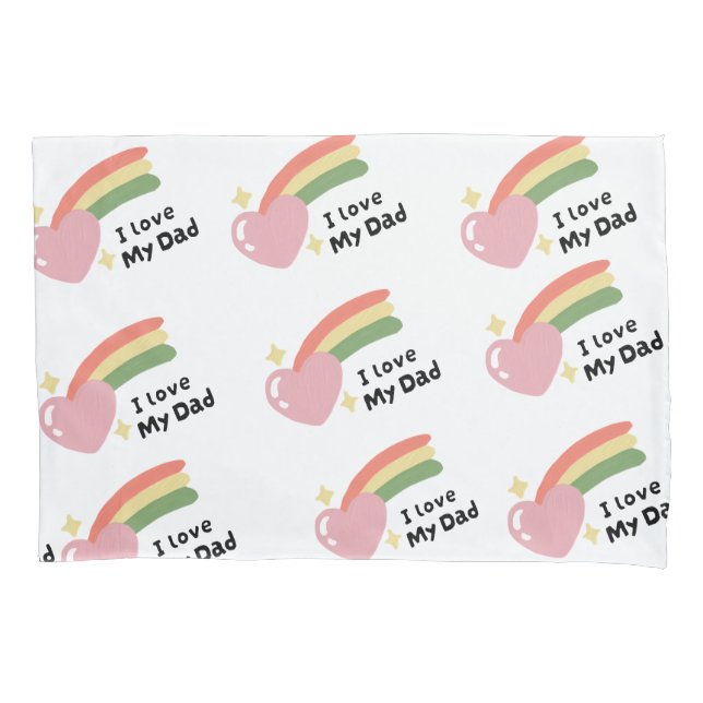 Funda De Cojín Amo A Mi Papá (Anverso)