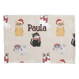 Funda De Cojín Amo a mis gatos
