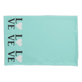 Funda De Cojín Amor a la novia y decoración de casa Verde azulada