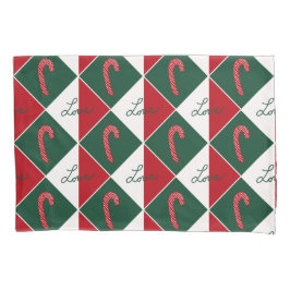 Funda De Cojín Amor y canas de caramelo