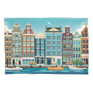 Funda De Cojín Amsterdam No.1 Sunny Day Businesses Pillowcase