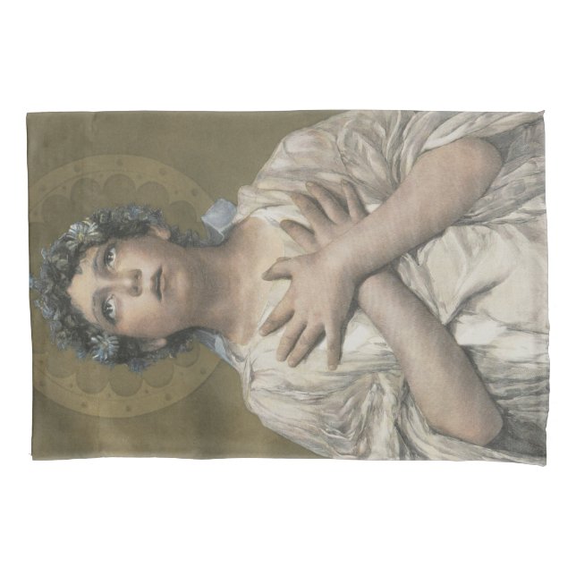 Funda De Cojín Ángel navidades (de Erulo Eroli) (Anverso-izquierdo)