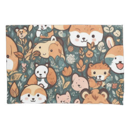 Funda De Cojín Animales coloridos