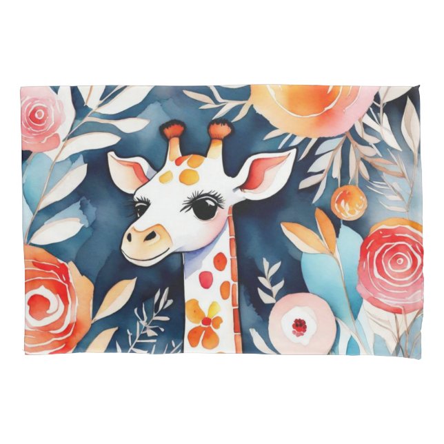 Funda De Cojín Animales coloridos (Anverso)