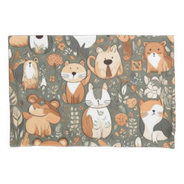 Funda De Cojín Animales coloridos