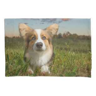 Funda De Cojín Animales de bebé más afectados Corgi en el Aveni