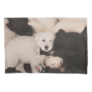 Funda De Cojín Animales de bebé más afectados Pila de cachorros
