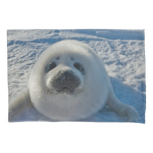 Funda De Cojín Animales de bebé más afectados   Sello de bebé
