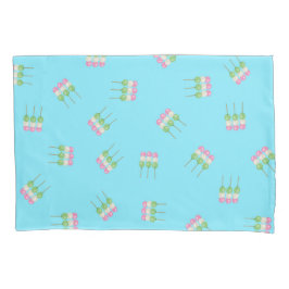 Funda De Cojín Anime Blue Pastel Dango Pillowcase