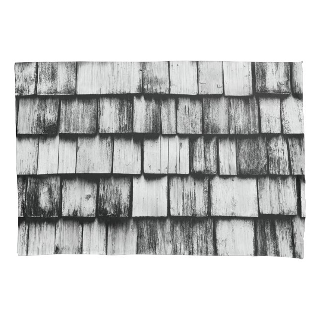 Funda De Cojín Antigua pared de tabla de madera desgastada (Anverso)