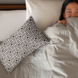 Funda De Cojín Antigüedad de los patrones de adornos de color gri