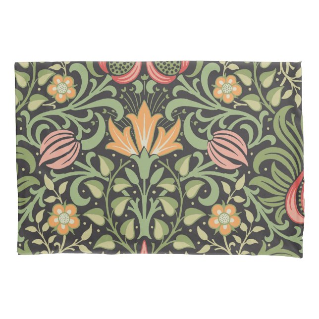 Funda De Cojín Antigüedad floral persa William Morris (Anverso)
