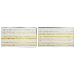 Funda De Cojín Antiguo Relieve metalizado de Oro diciendo Paleo H