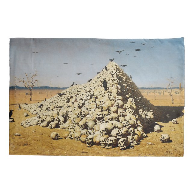 Funda De Cojín Apoteosis de la guerra (muerte y destrucción) (cal (Reverso)