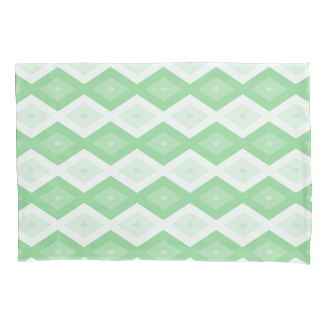 Funda De Cojín Apple green diamond pattern (Anverso)