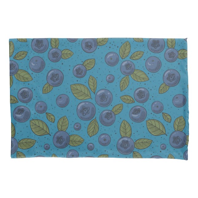 Funda De Cojín Arándanos azules (Anverso-izquierdo)